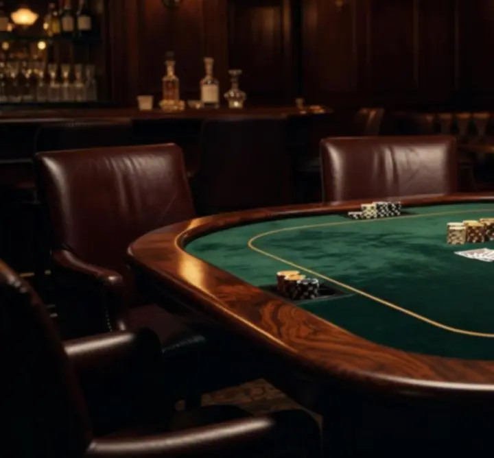 Stijlvolle pokertafel en interieur bij Office Tidy NL